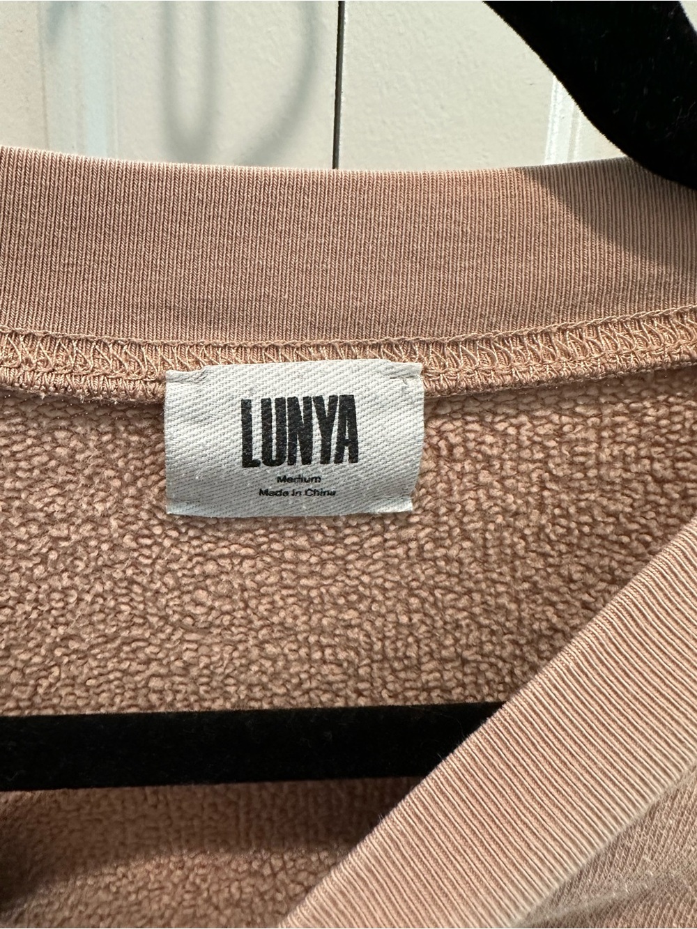 lunya luxury Women's Crewneck Sweatshirt Cotton, Modal & Silk - Picture 2 of 5